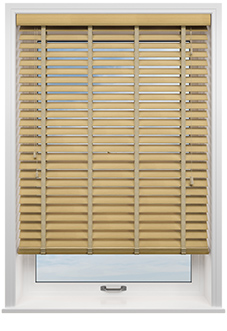 Ecowood Deluxe, Golden Oak Fine Grain - Twist&Fit Venetian Blind